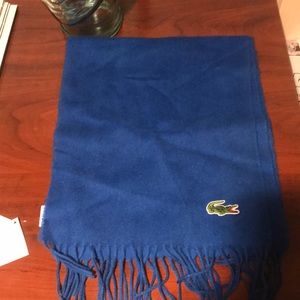 Lacoste Wool/ Cashmere Blend Scarf